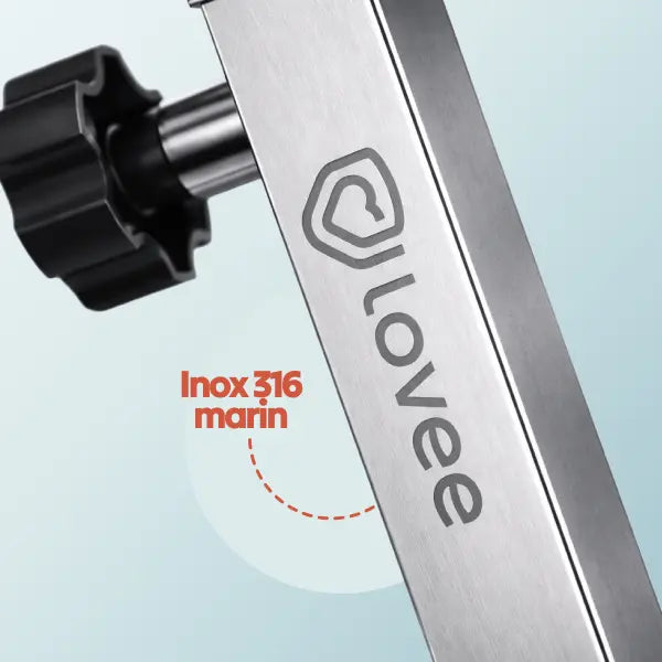Structure aquabike en inox marin 316 haute résistance à la corrosion